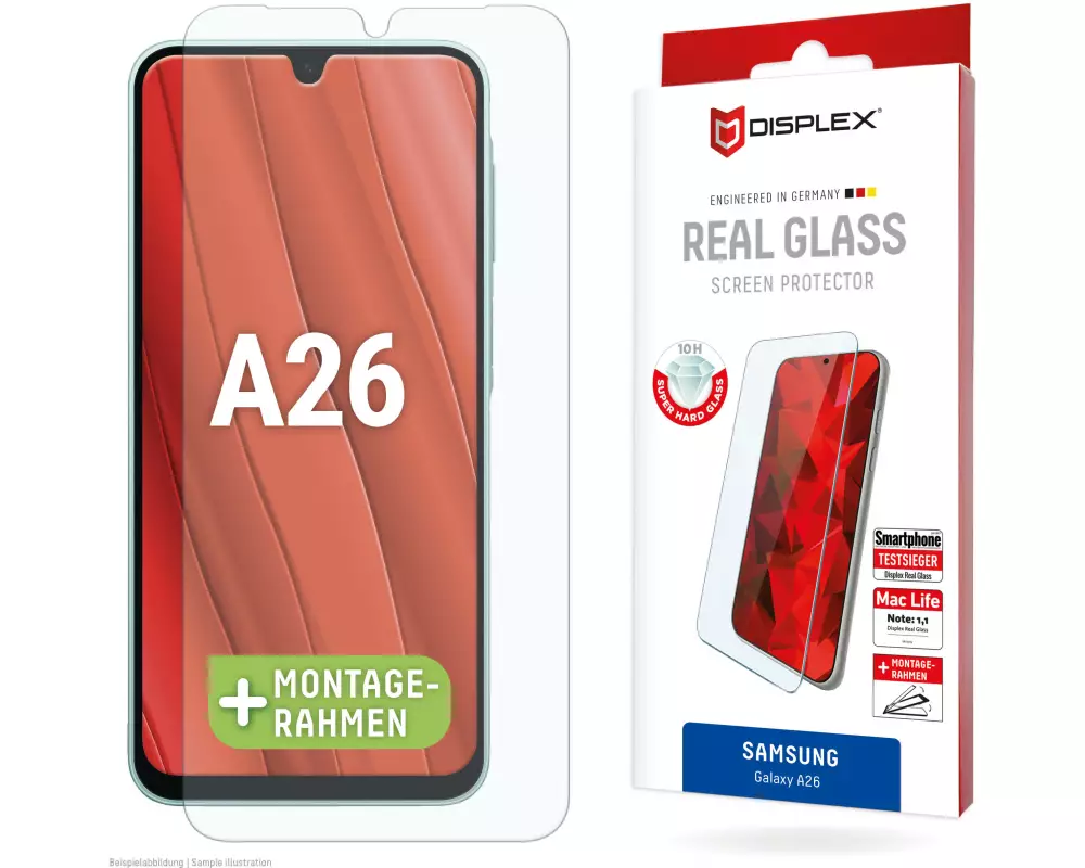 Displex 02066 Display-/Rückseitenschutz für Smartphones Klare Bildschirmschutzfolie Samsung 1 Stück(e)