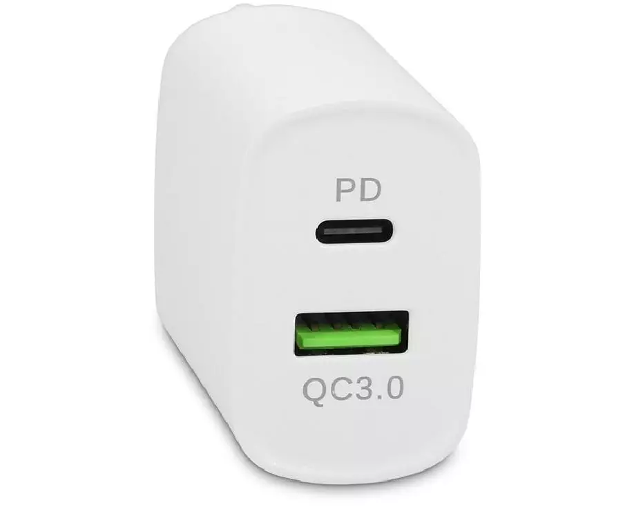 LMP USB-Wandladegerät Dual Port USB-A / USB-C 20W
