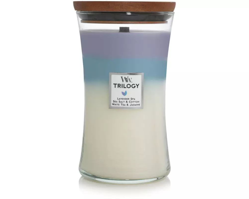 Woodwick Duftkerze Trilogy Calming Retreat Large Jar