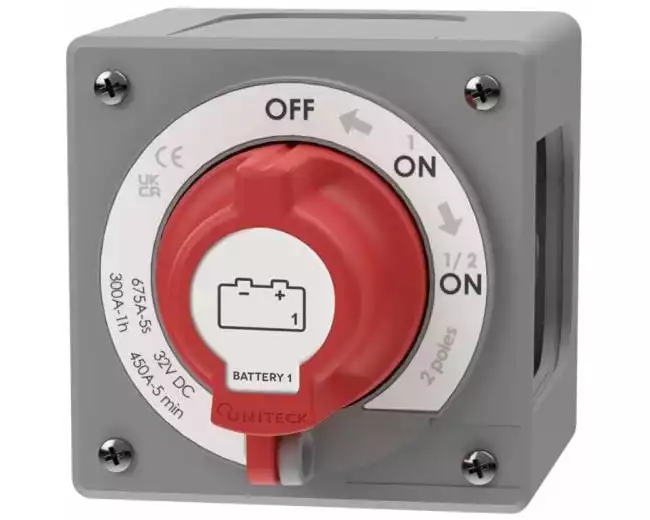 UNITECK Batterietrennschalter Unibatswitch 300A bipolar