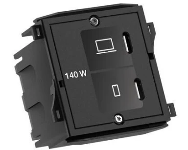 Bachmann Ladegerät Modul USB C/C 140W 3 Ports