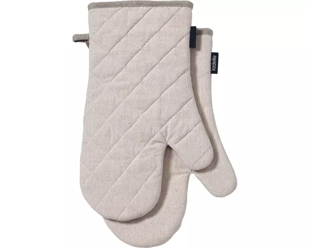 Ladelle Ofenhandschuh Eco Recycled 2 Stück, Natur