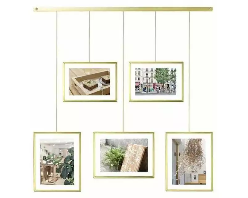 Umbra Bilderrahmen Exhibit 5 Fotos, Gold