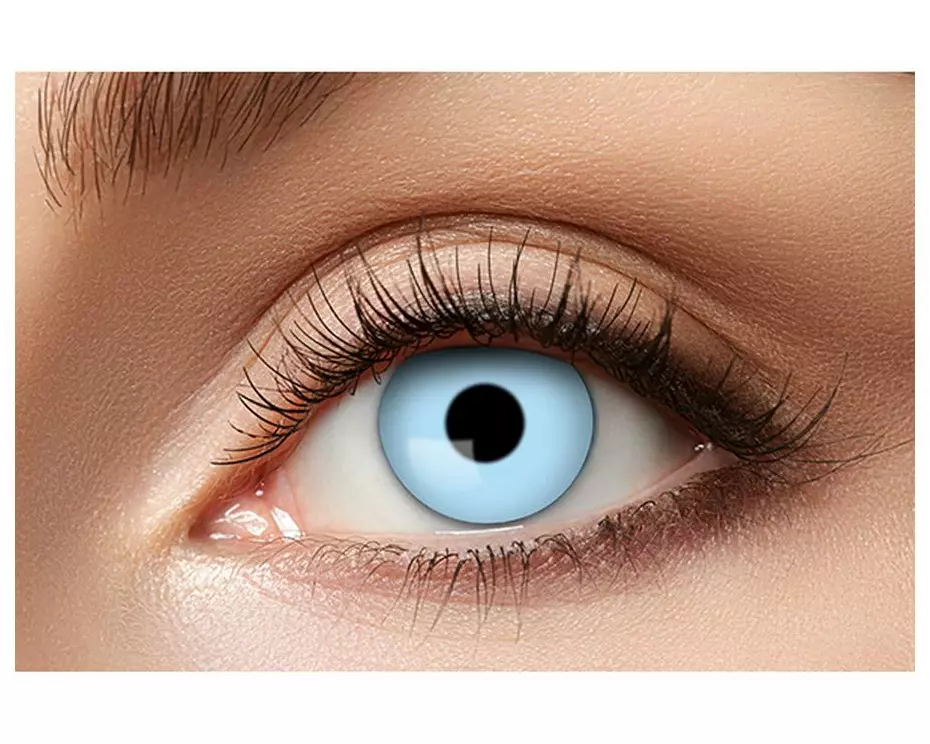 Partyartikel 3-Monatslinsen Eisblau