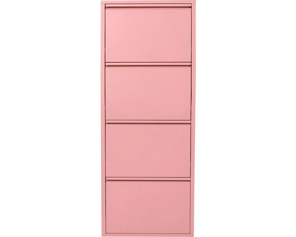 Kare Schuhschrank Caruso 4, Rosa