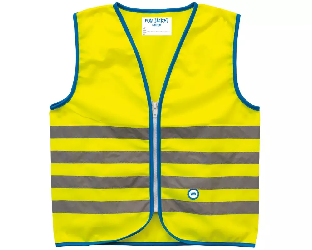 wowow Reflexweste Fun Jacket S, Gelb