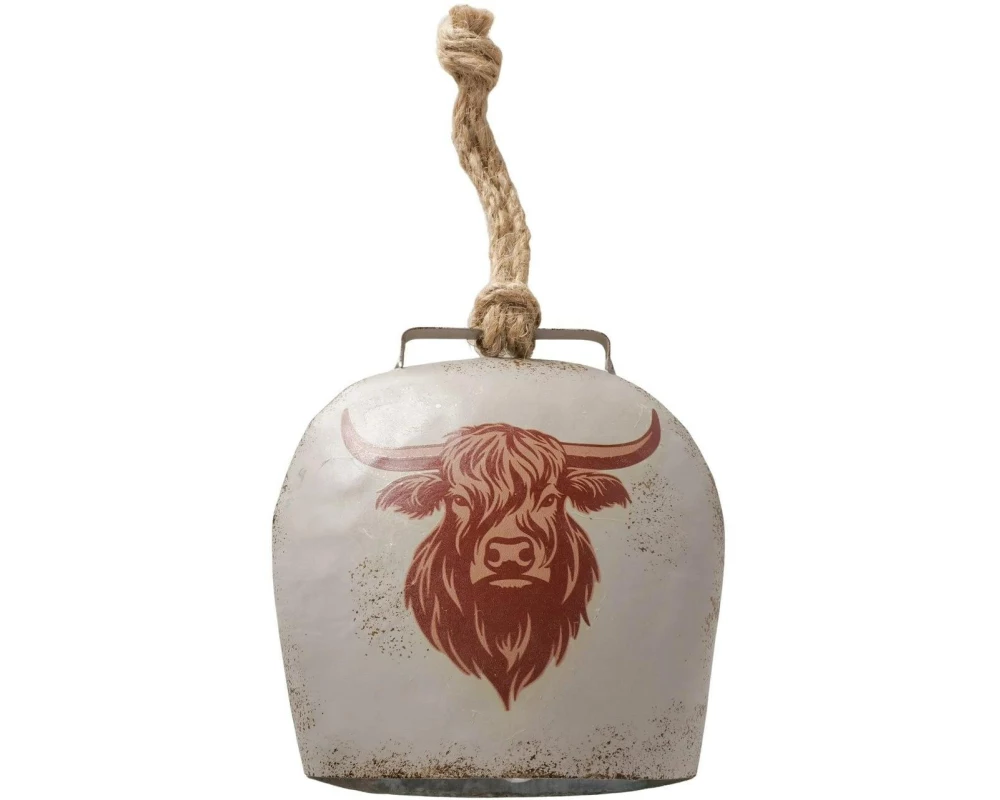 Boltze Aufsteller Kuhglocke Berta Metall, 14 x 13 cm