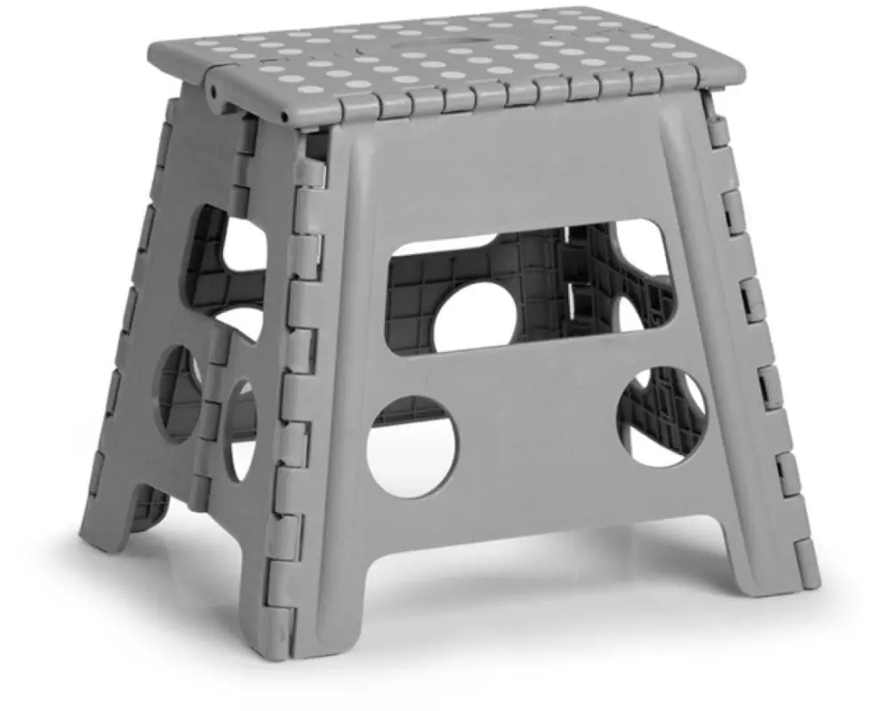 Zeller Present Klapphocker 37 x 30 x 32 cm, Grau