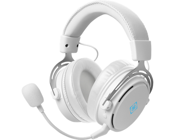 DELTACO Wireless gaming headset WH90 GAM-109-W white