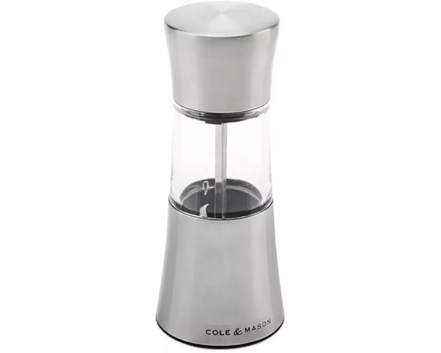 Cole&Mason Gewürzmühle Stadhampton 16.5 cm, Silber/Transparent