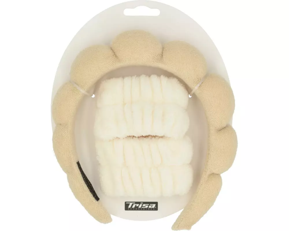 Trisa Accessoires Abschmink-Haarreif mit Armbänder ivory