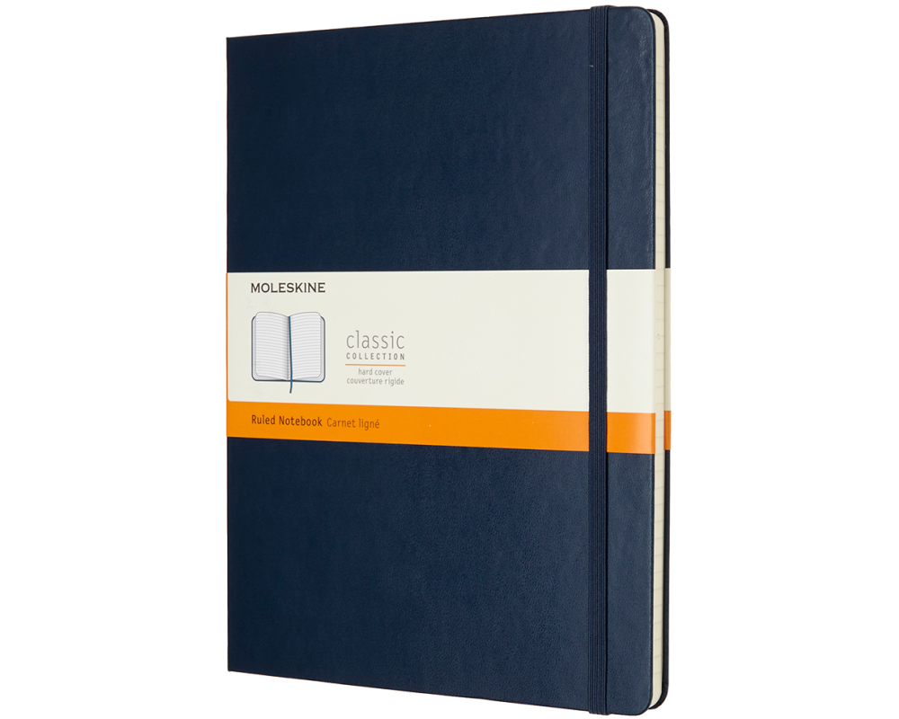 MOLESKINE Notizbuch XL 855129 Liniert,Hardcover,Saphir
