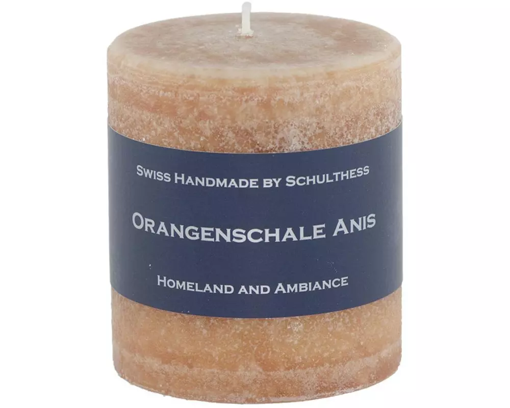 Schulthess Kerzen Duftkerze Orangenschale Anis 7 x 8 cm