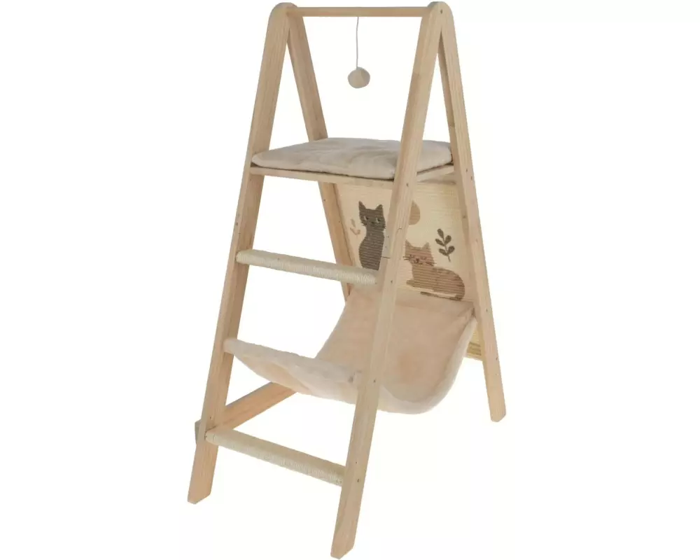 Kerbl Kletterturm beige 104 x 75 x 39.5 cm