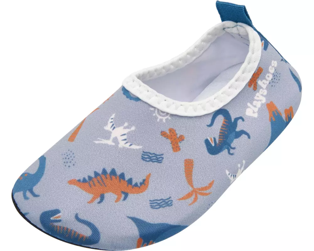 Playshoes Badeschuhe Dino allover Blau Gr. 20-21