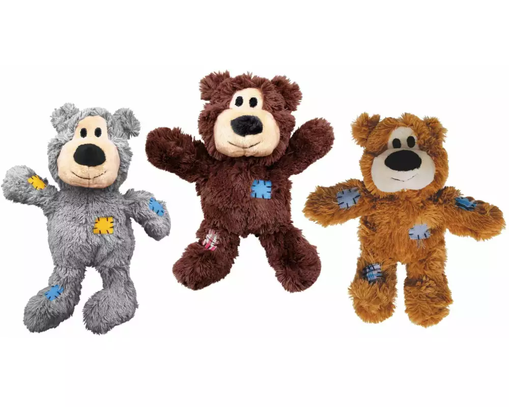 Kong Hunde-Spielzeug Wild Knots Bär, S/M, assortiert