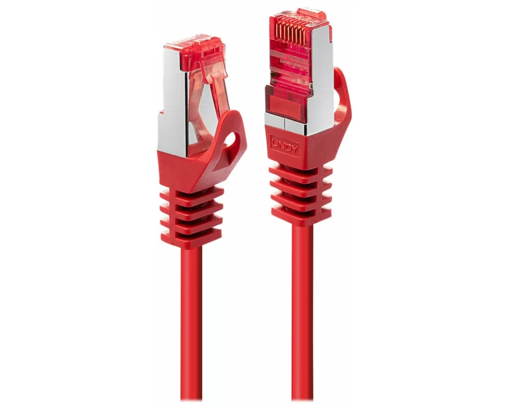 LINDY Basic Cat.6 S/FTP Cable, red, 5m Patchcable