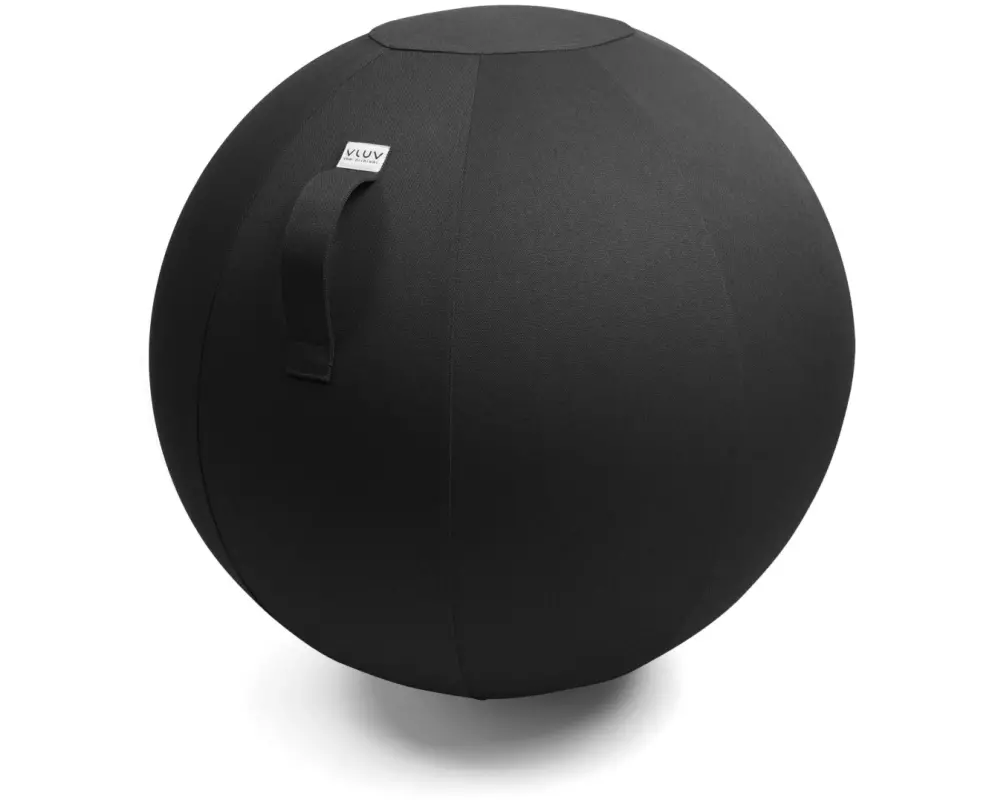 VLUV Sitzball Leiv Schwarz, Ø 60-65 cm,