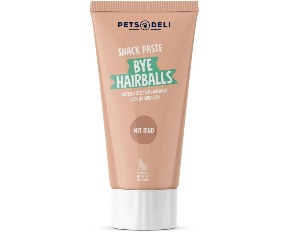 Pets Deli Cat Snack Tube Paste Bye Hairballs 75 g