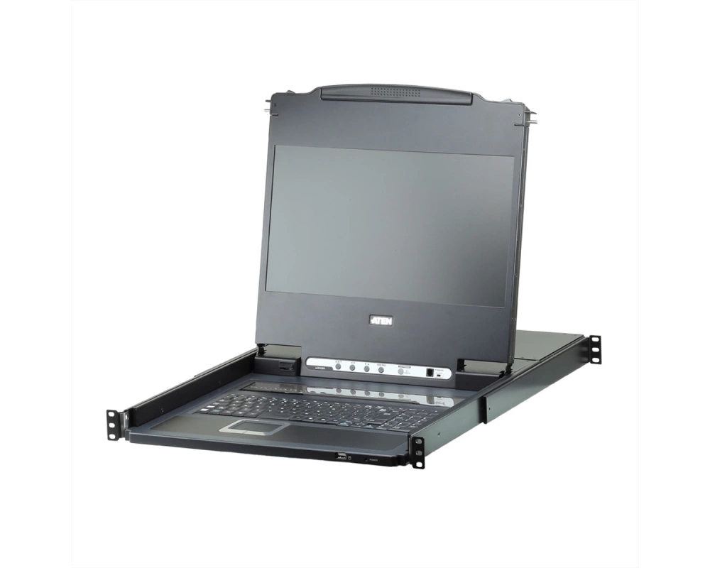 ATEN CL6708MW 43cm LCD KVM Switch, USB-DVI 8 Port, CH-Layout