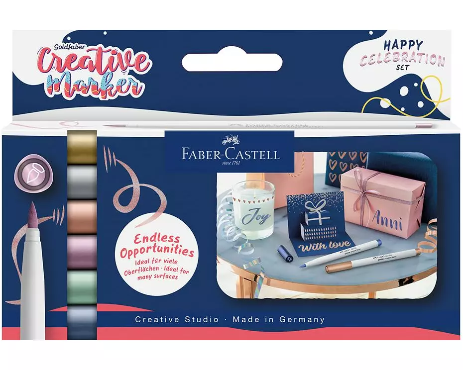 Faber-Castell Creative Marker Gofa Brush 6er Etui