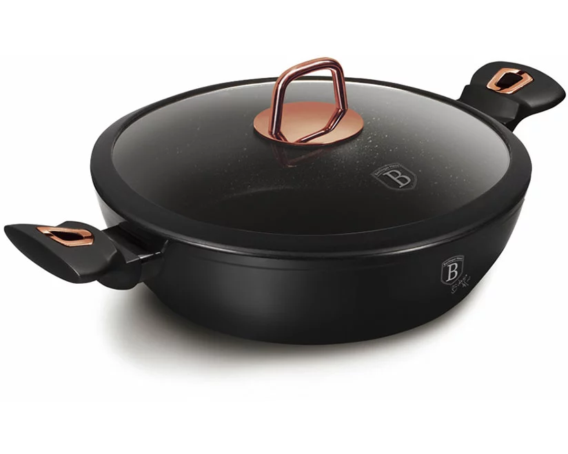 Berlinger Haus Kochtopf mit Deckel 3.8L Ø 28cm Black Rose Edition