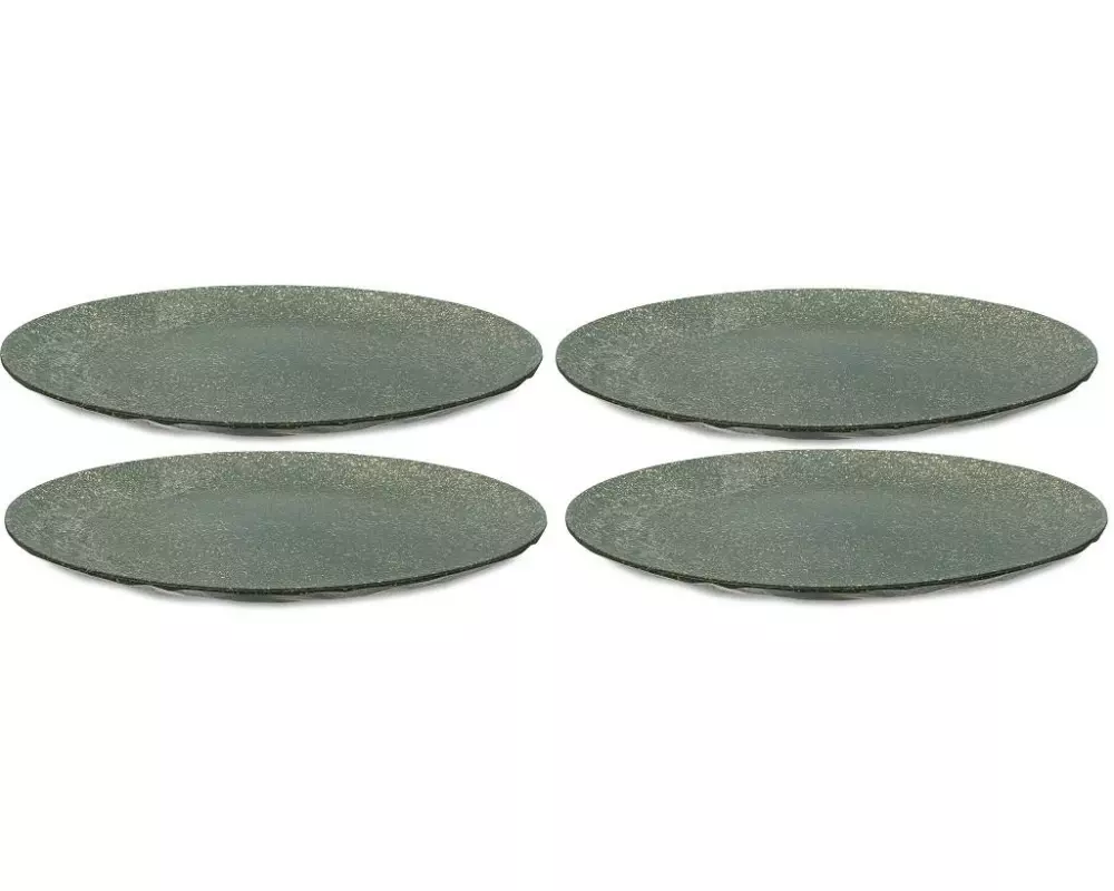 Koziol Speiseteller Club 4 Stück, Grau