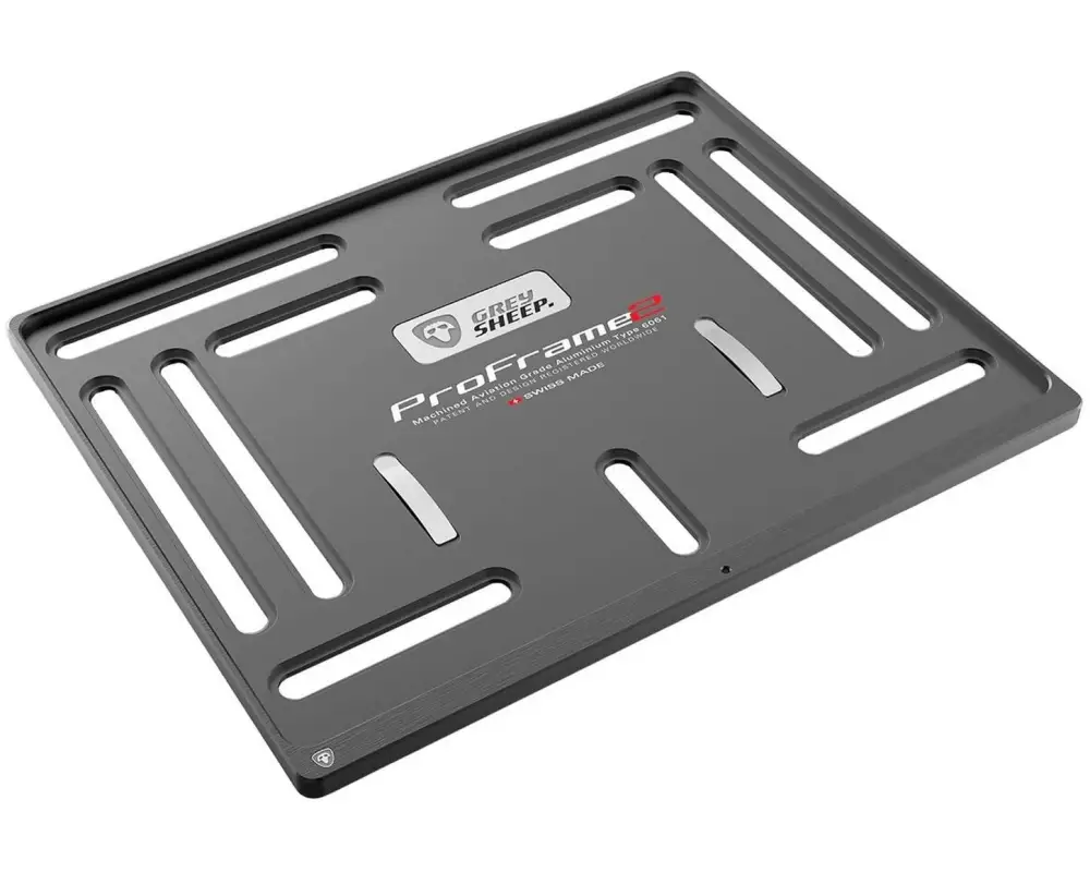 GREY SHEEP. Kennzeichenhalter ProFrame 2, Dark Knight Black