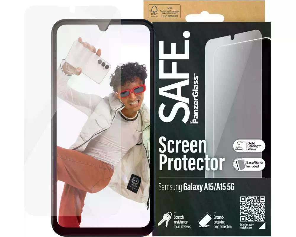 SAFE. Displayschutz Ultra Wide Fit Galaxy A15 / A15 5G