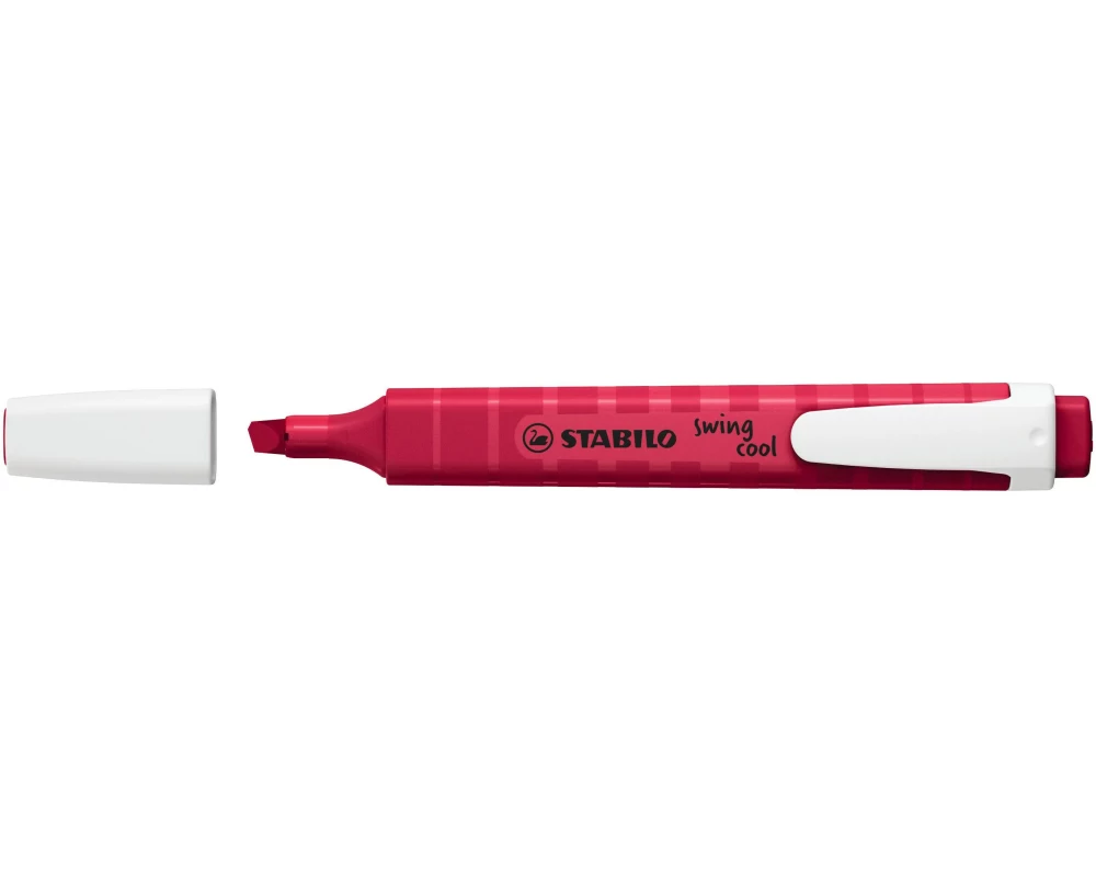 STABILO swing cool Leuchtmarkierer Burgunderrot
