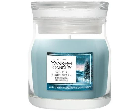 Yankee Candle Signature Duftkerze Winter Night Stars Signature Small Jar