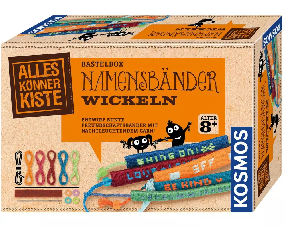 Kosmos Bastelbox Namensbänder wickeln