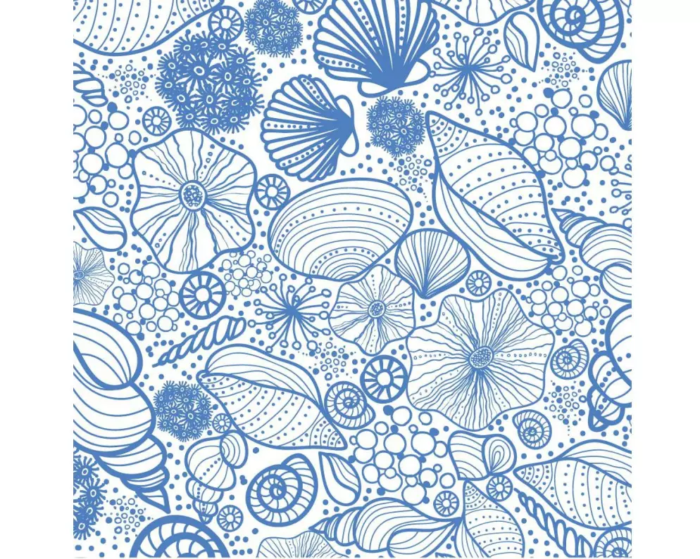 Paper + Design Papierservietten Seashell Pattern 33 cm x 33 cm, 20 Stück