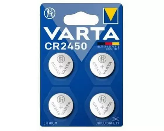 Varta Knopfzelle CR2450 , 4 Stück