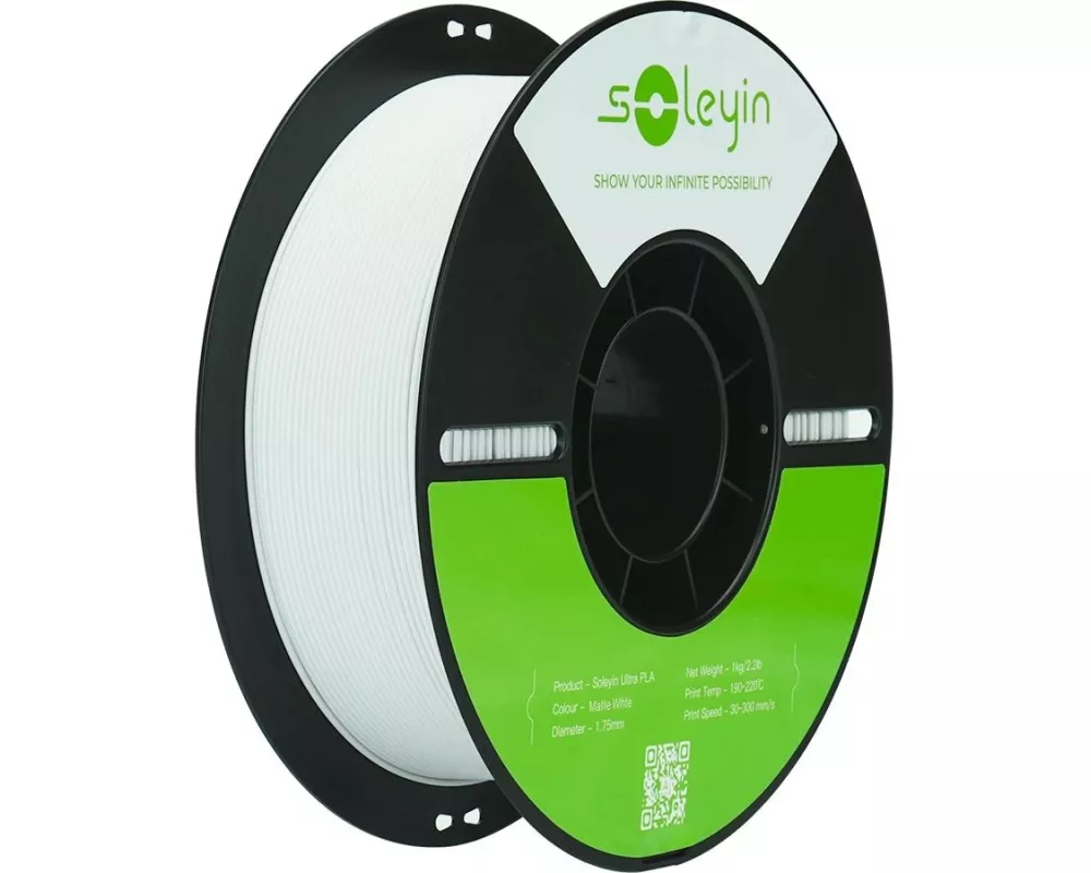 Creality Filament Soleyin Ultra PLA Matte Weiss 1.75 mm 1 kg