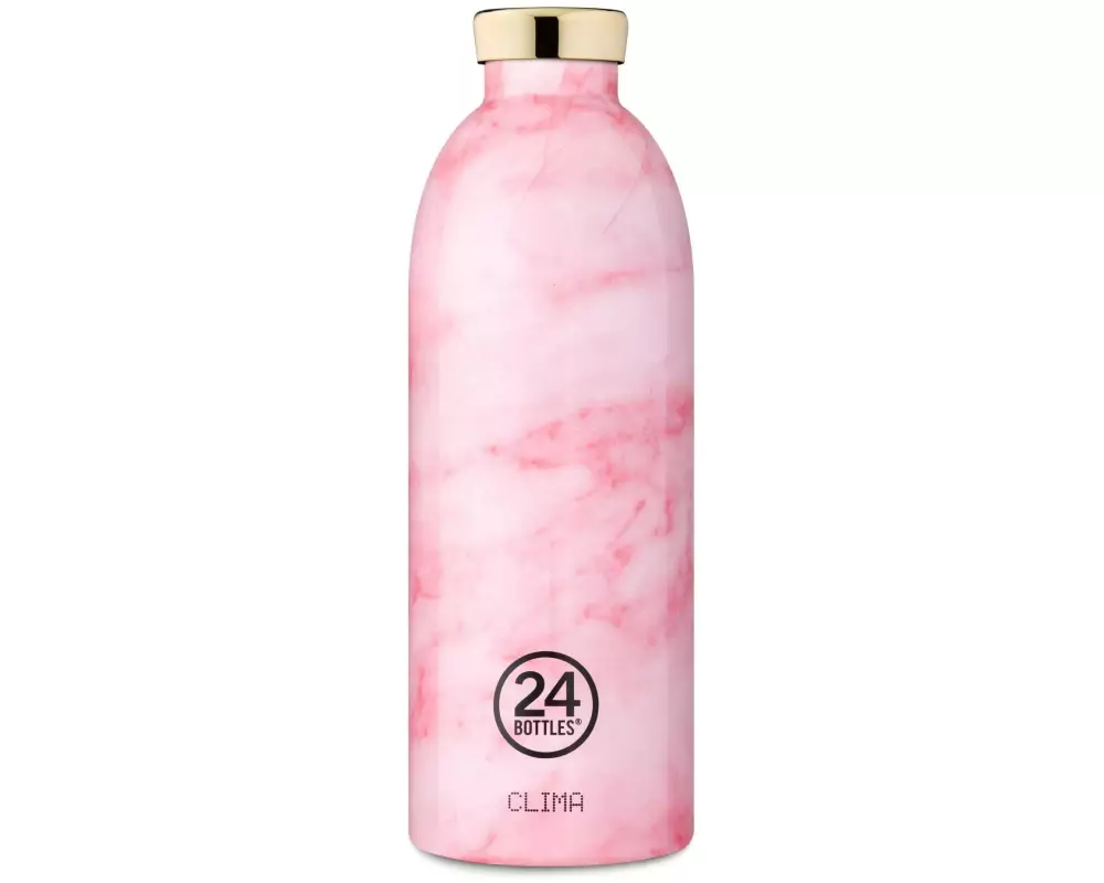 24Bottles Thermosflasche Clima 850 ml, Pink Marble