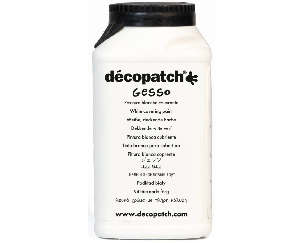 DECOPATCH Acrylfarbe Gesso 300ml GE300AO deckend weiss