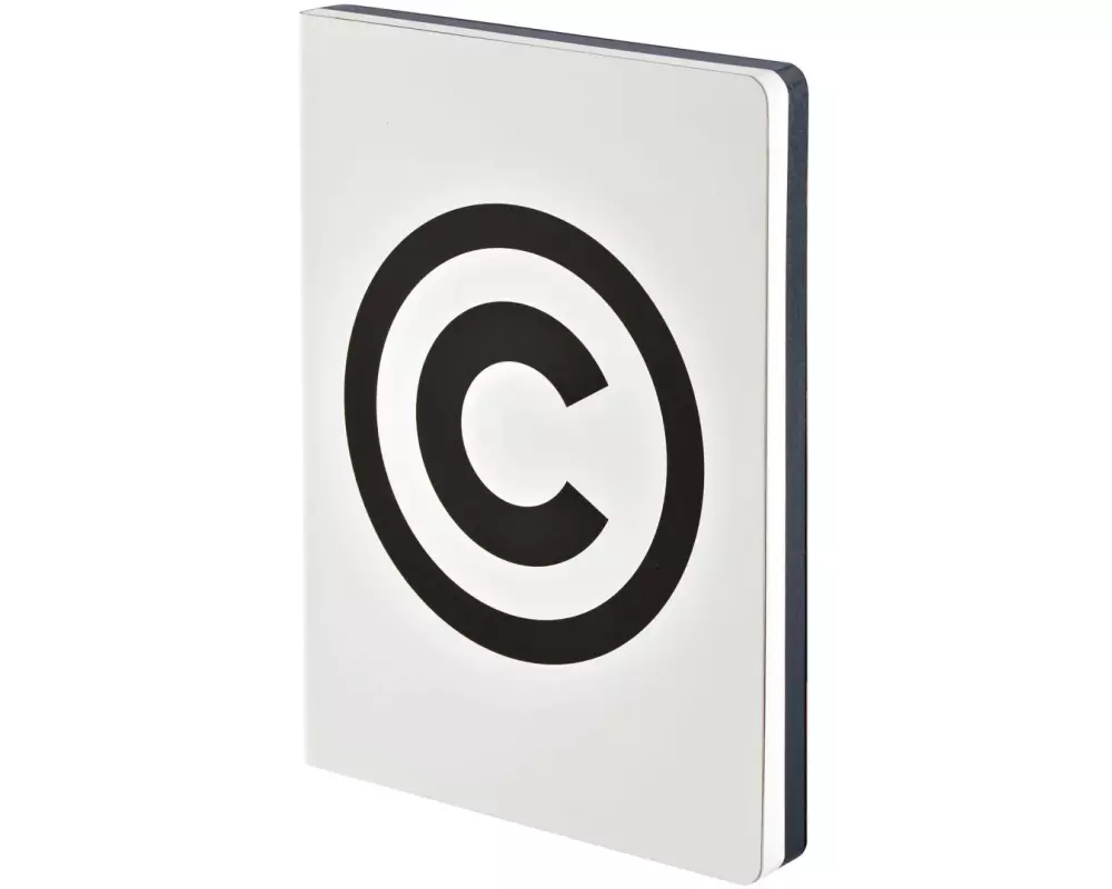 Nuuna Notizbuch Graphic L Copyright, 22 x 16.5 cm, Dot