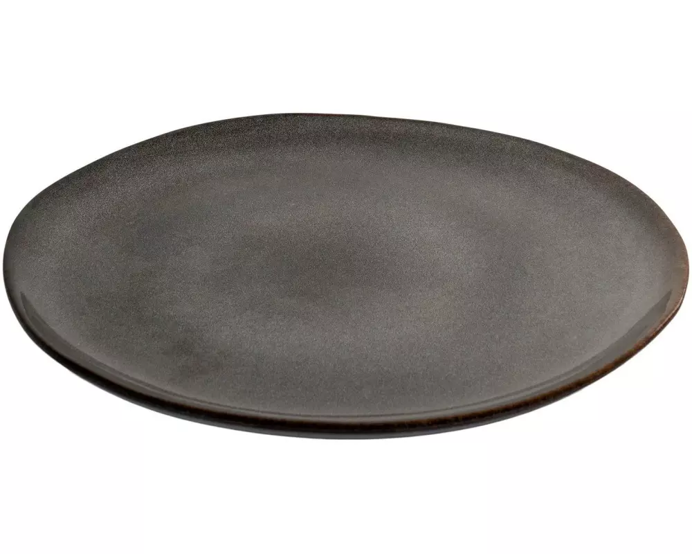 House Nordic Frühstücks- & Dessertteller Selma 4 Stück, Braun/Grau