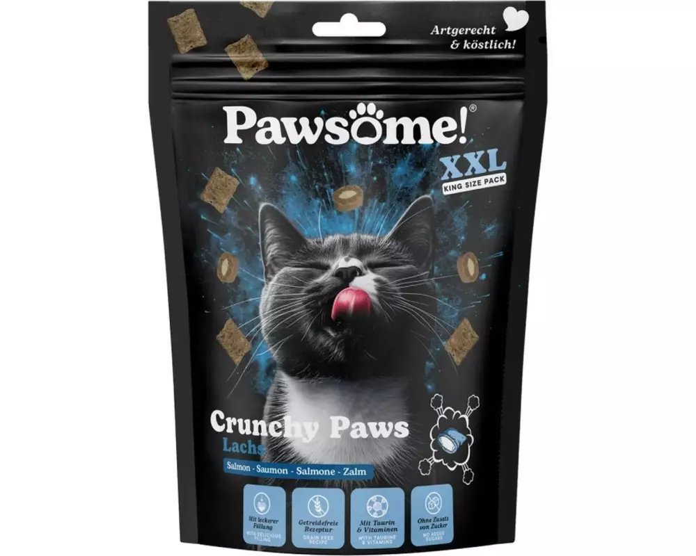 Pawsome Cat Crunchy Paws Lachs 150 g