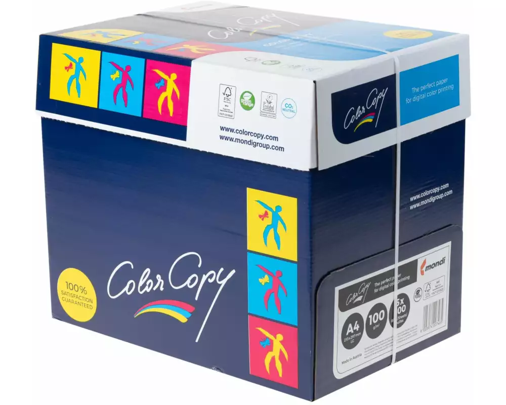 Colorcopy Kopierpapier Color Copy A4 Hochweiss 100 g/m², 2500 Blatt