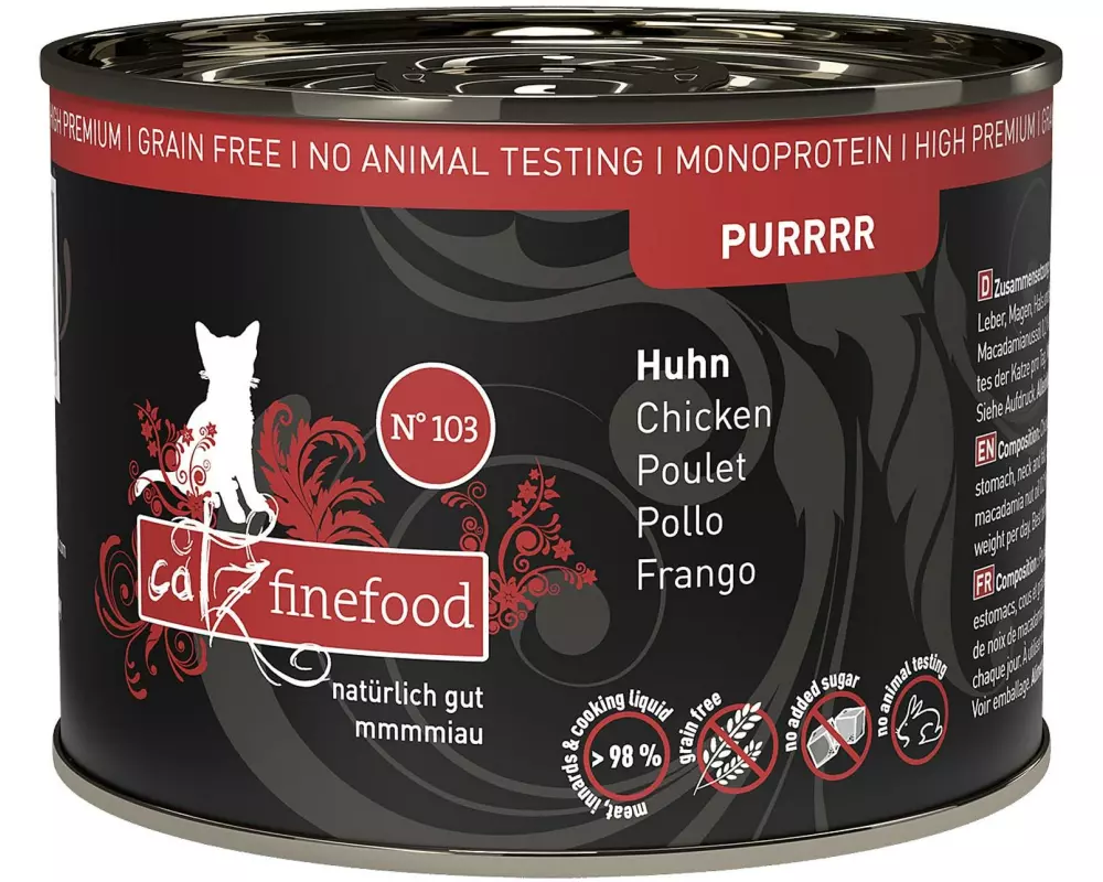 catz finefood Nassfutter Purrrr No.103 Huhn, 200 g