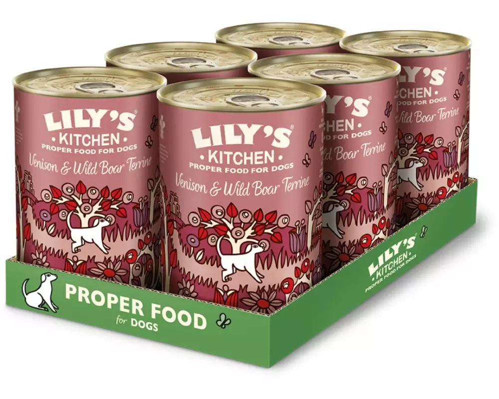 Lily's Kitchen Nassfutter Terrine Hirsch & Wildschwein, 6 x 400 g