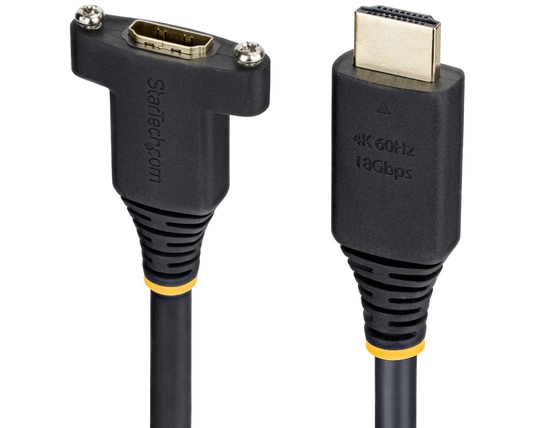 1.8M HDMI 2.0 CABLE M-F PANEL