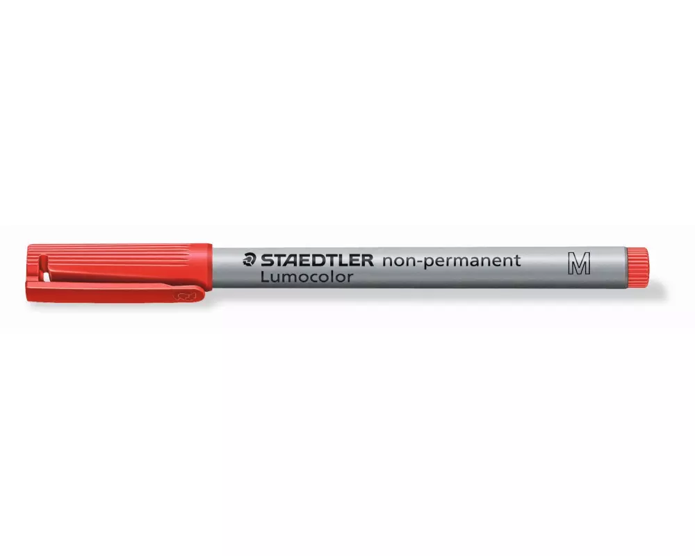 Staedtler Folienstift Lumocolor 315 M Rot, wasserlöslich, 10 Stück