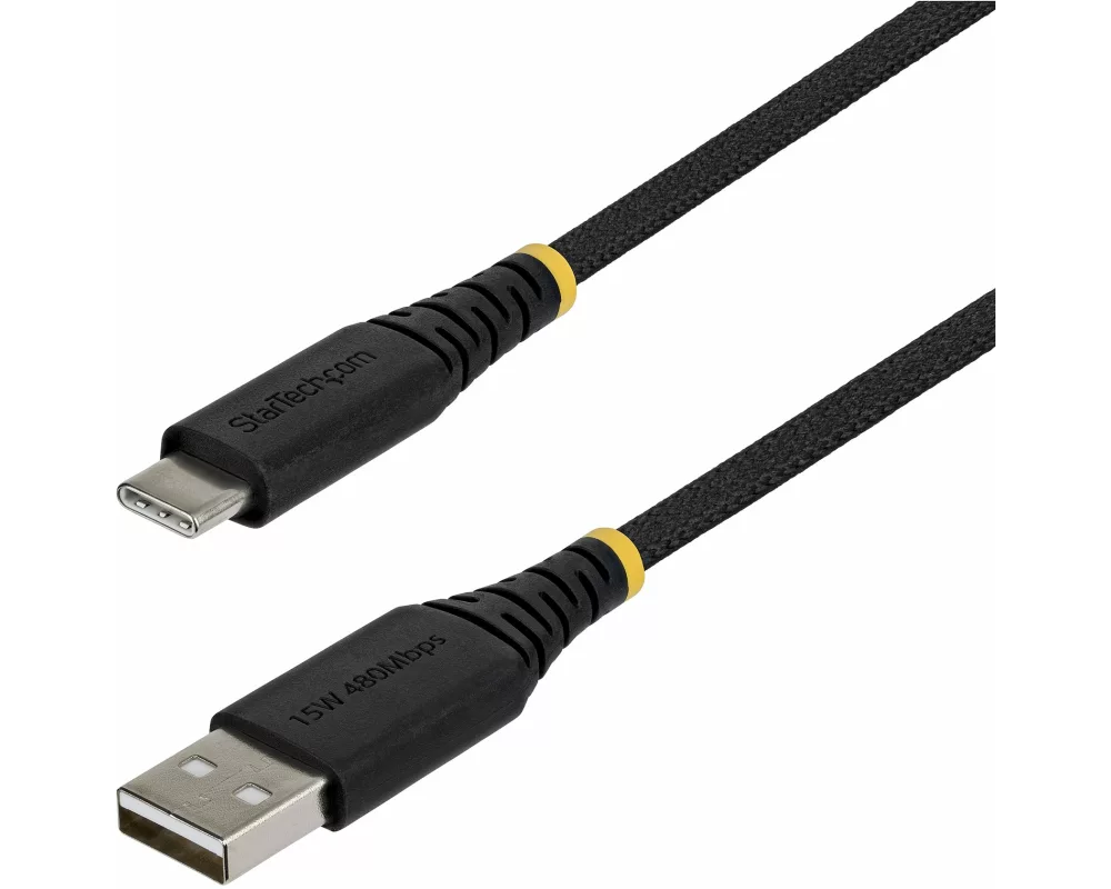 StarTech.com USB2AC30CMBR USB Kabel USB 2.0 0,3 m USB A USB C 0,48 Gbit/s 15 W Schwarz