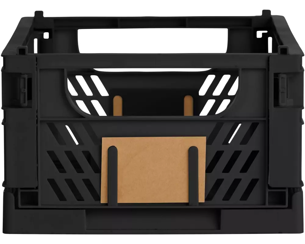 Schou Klappbox 33 x 24.5 x 15 cm - Schwarz