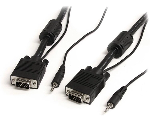 StarTech.com 5m Coax High Resolution Monitor VGA Video Cable with Audio HD15 M/M