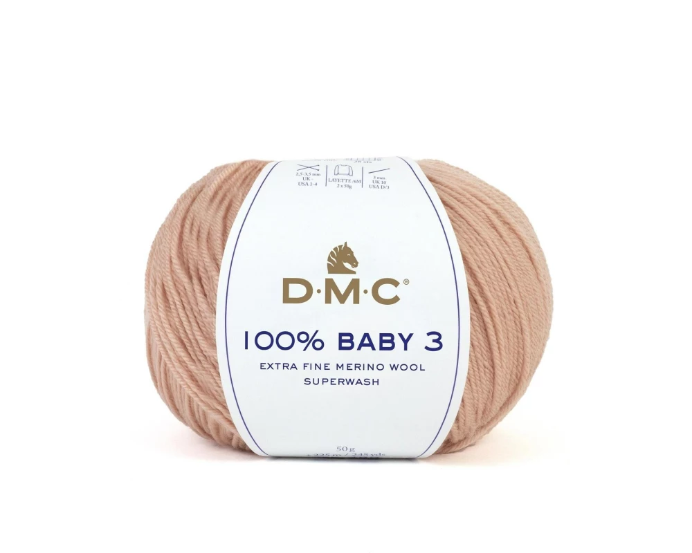 DMC Wolle 100% Baby 3 Altrosa