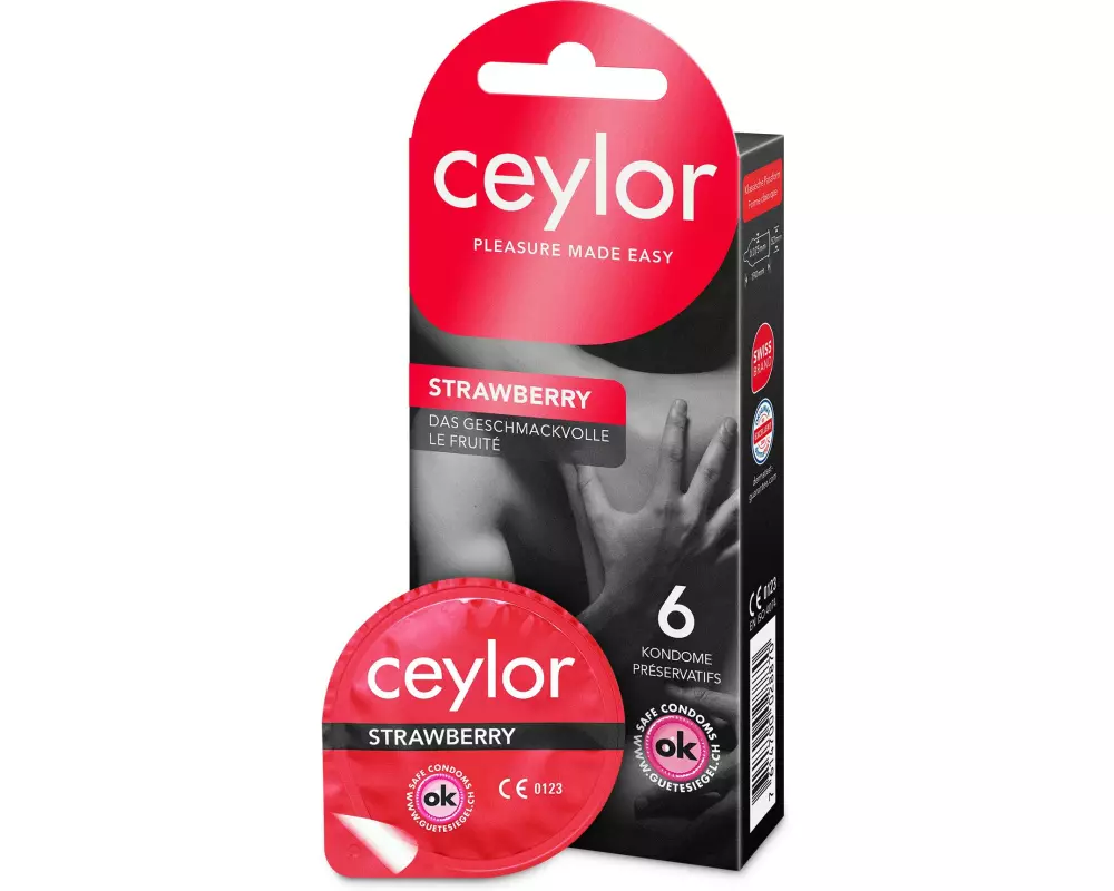 ceylor Kondome Strawberry 6 Stück